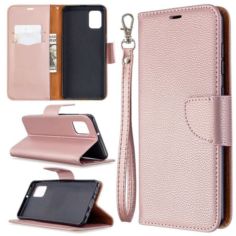Samsung Galaxy A31 Case Lychee Schuine Flap