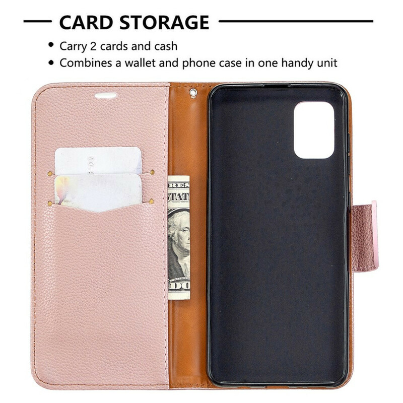 Samsung Galaxy A31 Case Lychee Schuine Flap