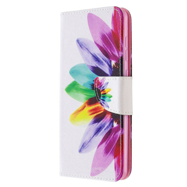 Samsung Galaxy A31 aquarel bloem case