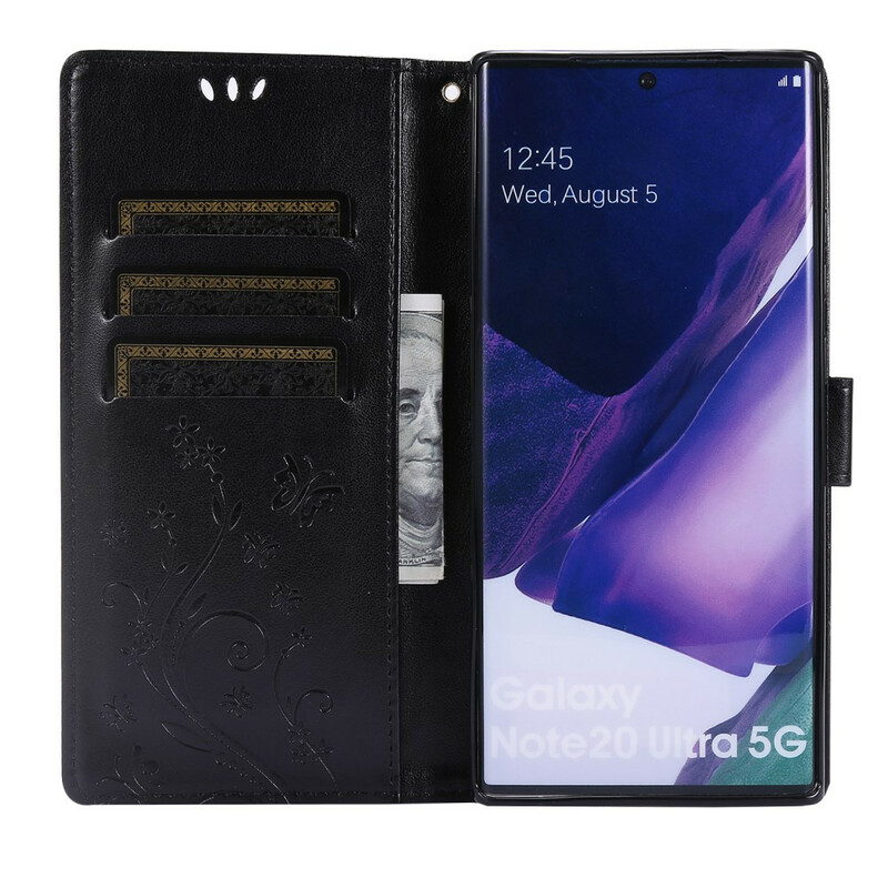 Samsung Galaxy Note 20 Ultra Hoesje Vlinders in de Wind