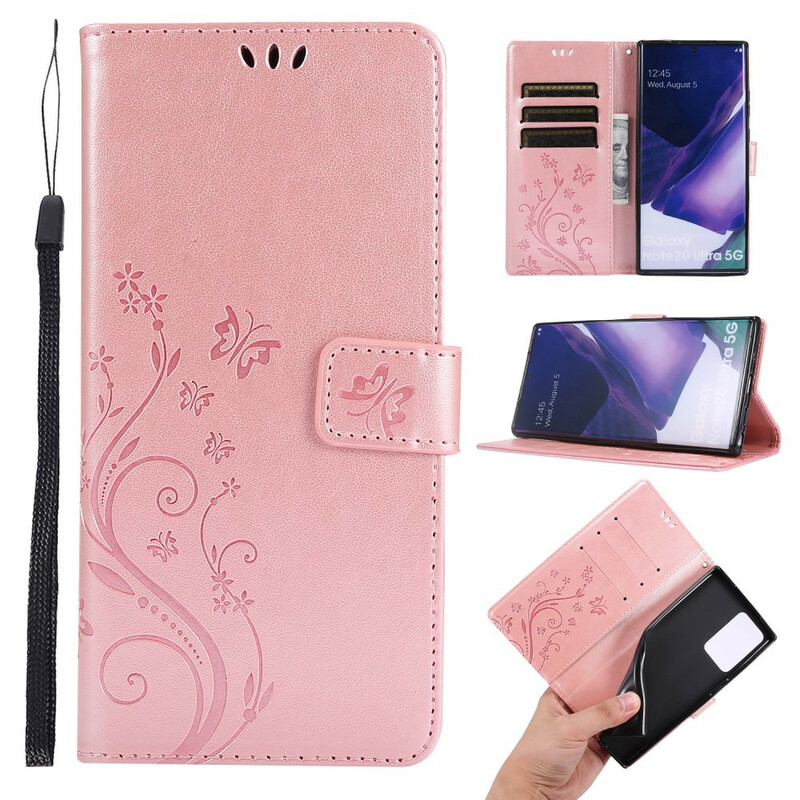 Samsung Galaxy Note 20 Ultra Hoesje Vlinders in de Wind Samsung Galaxy Note 20 Ultra Hoesje Vlinders in de Wind