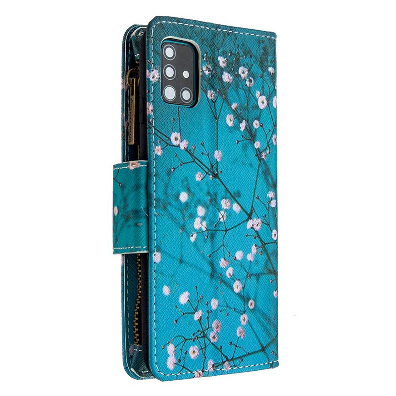 Samsung Galaxy A51 Rits Hoesje Boom Samsung Galaxy A51 Rits Hoesje Boom