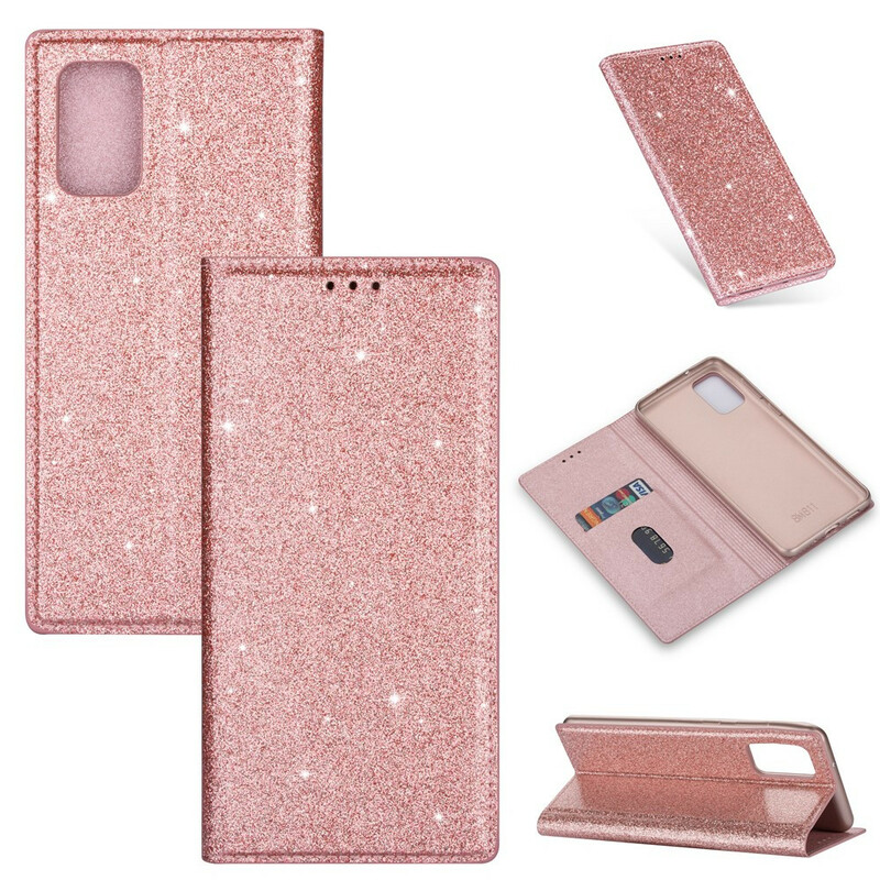 Flip Cover Samsung Galaxy A31 stijl Glitter
