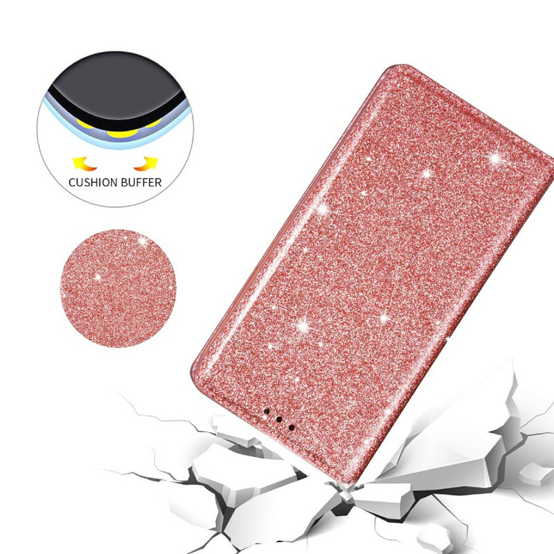 Flip Cover Samsung Galaxy A31 stijl Glitter