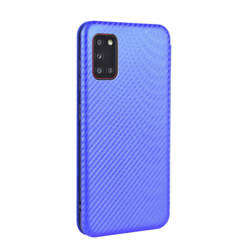 Flip Cover Samsung Galaxy A31 Carbon Fiber