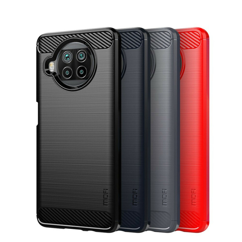 Xiaomi Mi 10T Lite 5G / Redmi Note 9 Pro 5G geborsteld carbon case MOFI