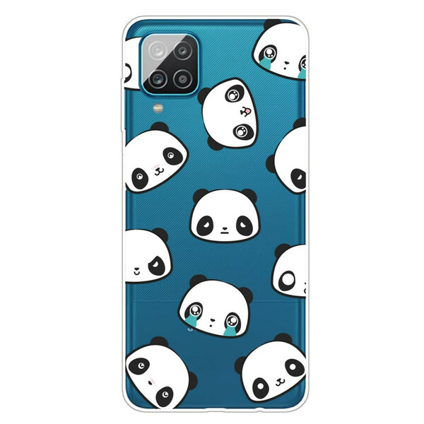 Samsung Galaxy A12 duidelijk geval Sentimental Panda's