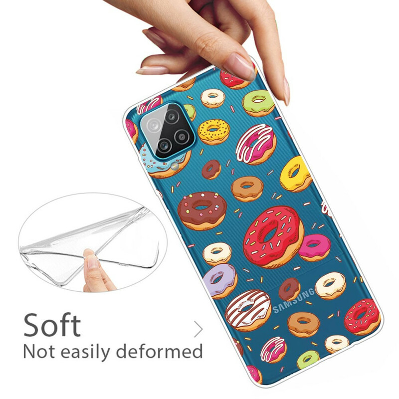 Samsung Galaxy A12 Love Donuts Hoesje