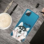 Samsung Galaxy A12 Glimlach Hond Hoesje