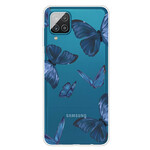 Hoesje Samsung Galaxy A12 Wilde Vlinders