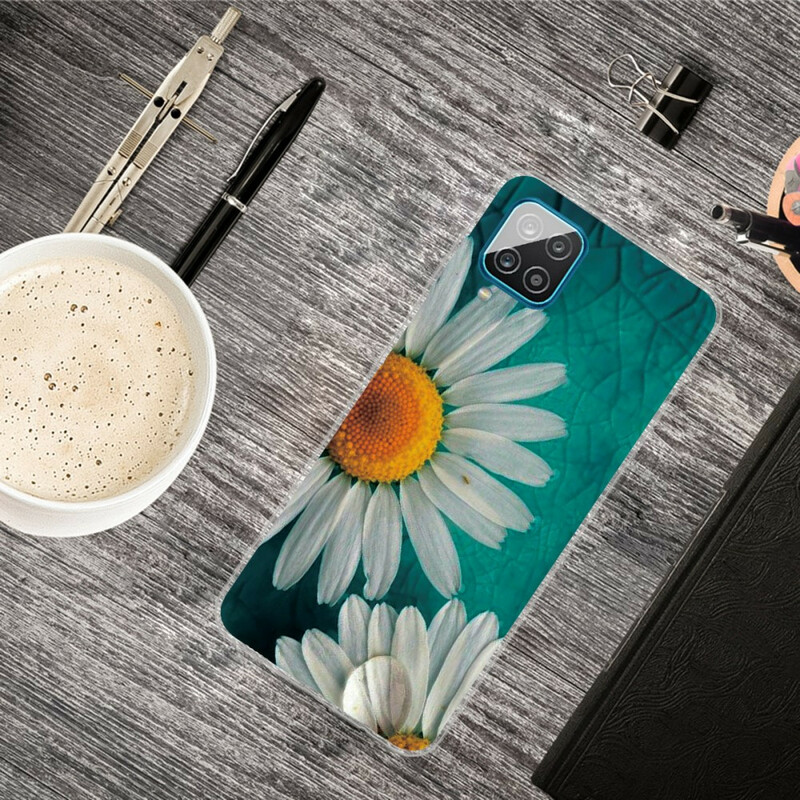 Samsung Galaxy A12 Madeliefje Hoesje