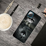 Samsung Galaxy A12 Puppy Droom Hoesje