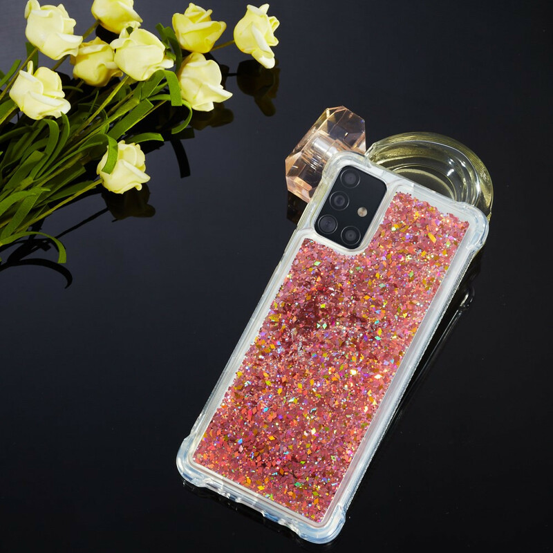 Samsung Galaxy A51 Cover Glitter