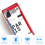 Samsung Galaxy A51 Boarding Pass naar Parijs Hoesje