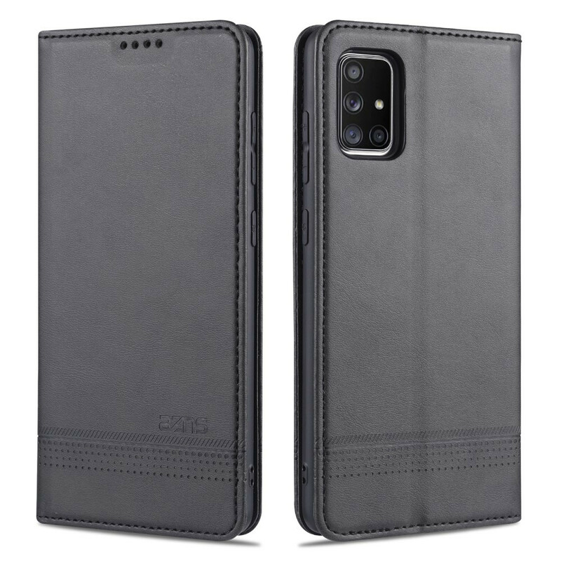 Flip cover Samsung Galaxy A51 Leer AZNS