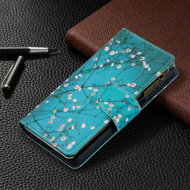 Samsung Galaxy A12 Rits Zakje Boom Hoesje