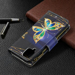Samsung Galaxy A12 hoesje met vlinder ritsvak