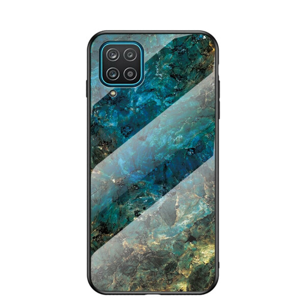 Samsung Galaxy A12 Premium Kleur getemperd glas case