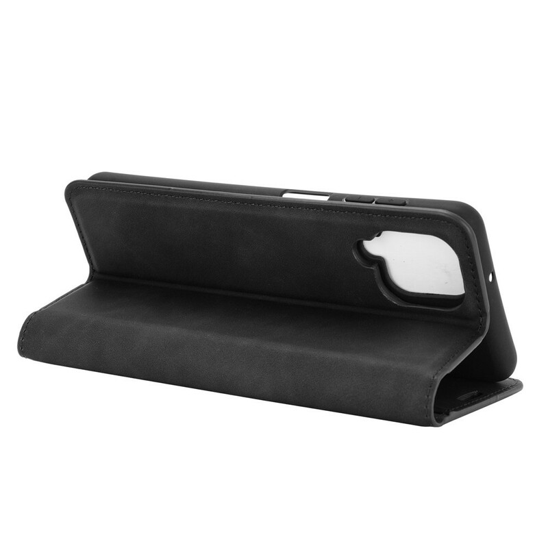 Flip cover Samsung Galaxy A12 Zacht Leder Effect Flip cover Samsung Galaxy A12 Zacht Leder Effect