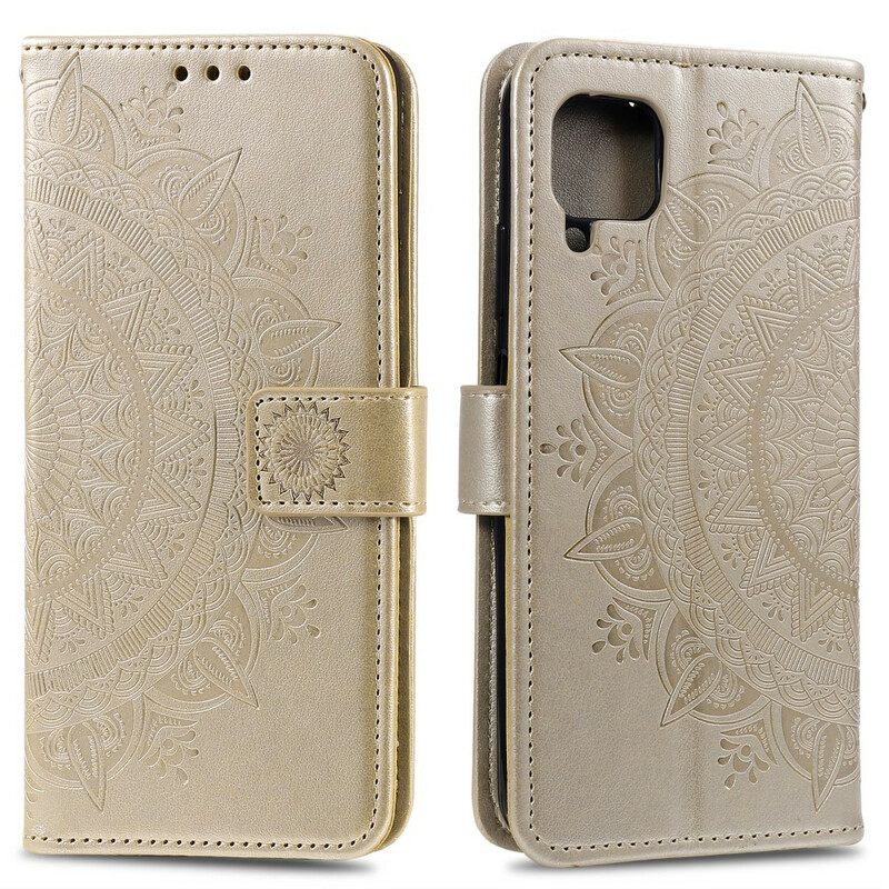 Samsung Galaxy A12 Mandala Zon Hoesje