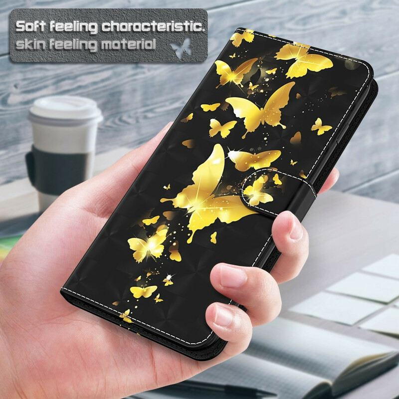 Samsung Galaxy S21 5G Hoesje Gele Vlinders
