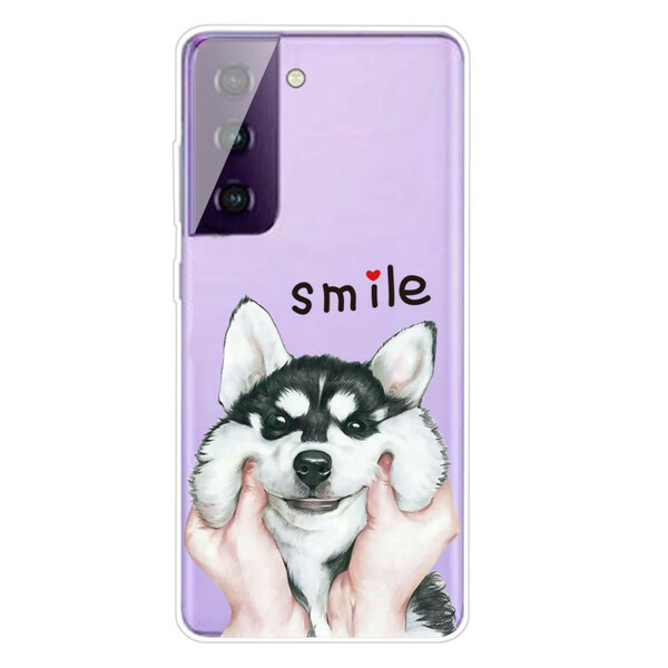 Samsung Galaxy S21 5G Glimlach Hond Hoesje