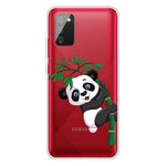 Samsung-Melkweg A02s Duidelijk Geval Panda op Bamboe