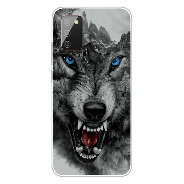 Samsung Galaxy A02s sublieme wolf geval