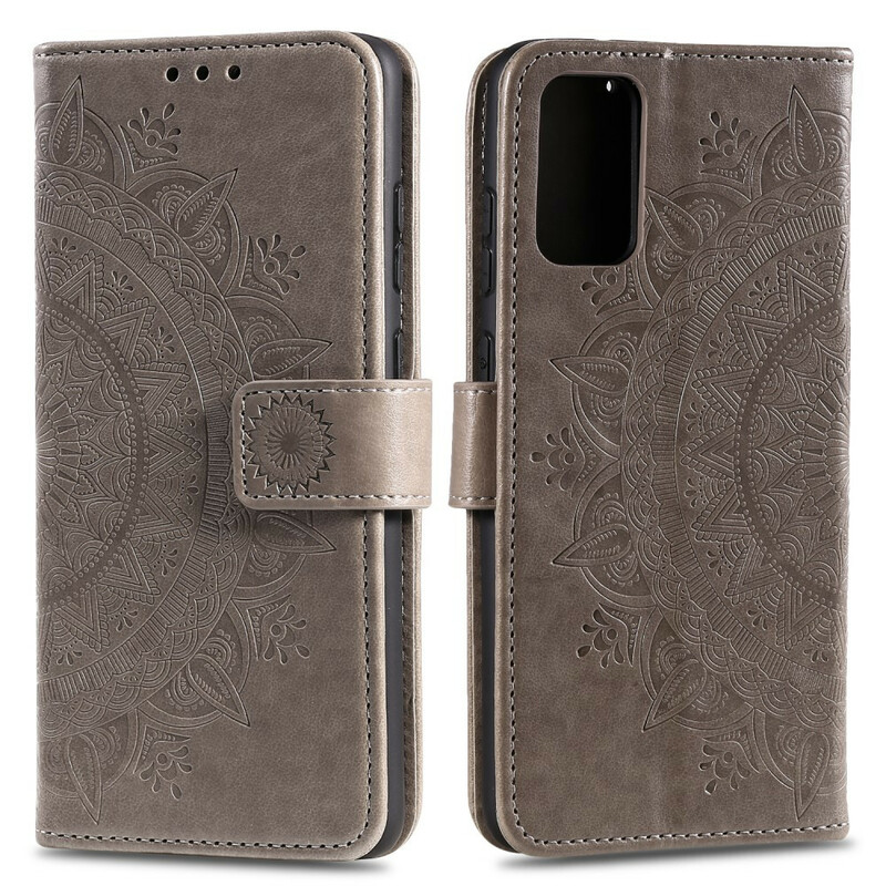 Samsung Galaxy A02s Mandala Zon Hoesje Samsung Galaxy A02s Mandala Zon Hoesje