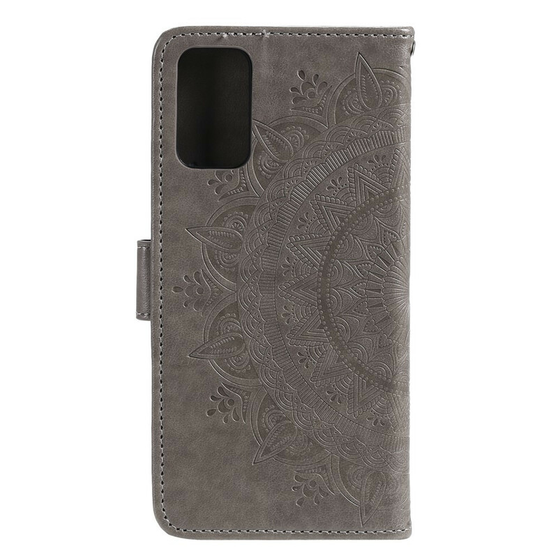 Samsung Galaxy A02s Mandala Zon Hoesje Samsung Galaxy A02s Mandala Zon Hoesje