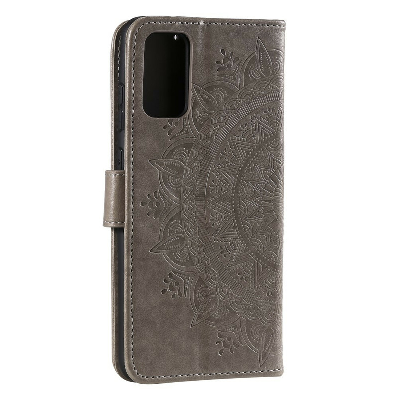 Samsung Galaxy A02s Mandala Zon Hoesje Samsung Galaxy A02s Mandala Zon Hoesje