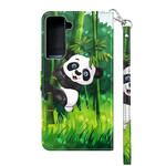 Samsung Galaxy S21 Plus 5G Panda en Bamboe Hoesje