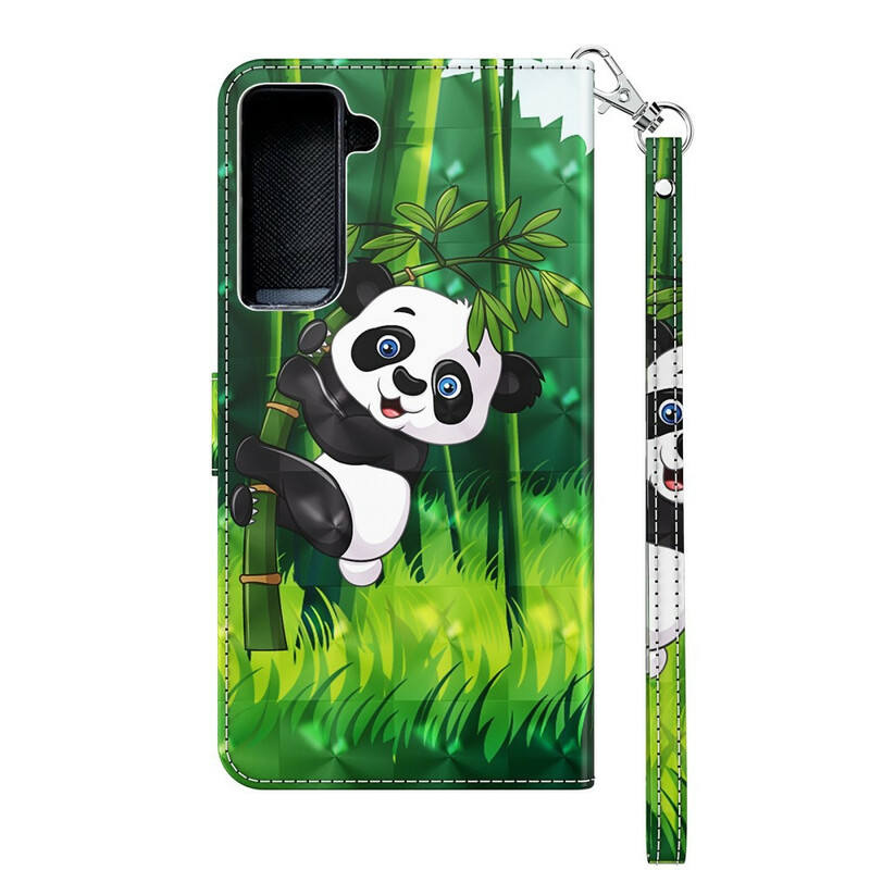 Samsung Galaxy S21 Plus 5G Panda en Bamboe Hoesje