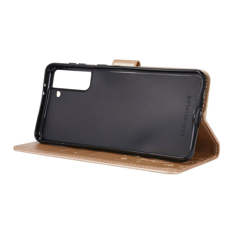 Samsug Galaxy S21 Plus 5G Hoesje Vlinders in de Wind