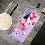 Samsung Galaxy S21 Plus 5G Hoesje Kleine Roze Bloemen