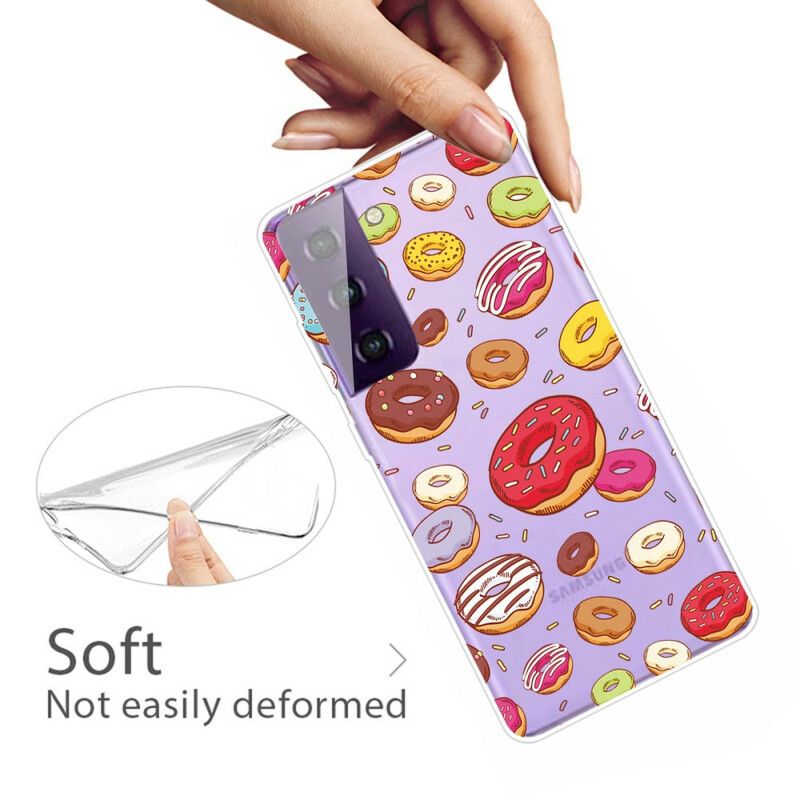 Samsung Galaxy S21 Plus 5G Love Donuts Hoesje