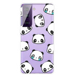 Samsung Galaxy S21 Plus 5G duidelijk geval Sentimental Panda's