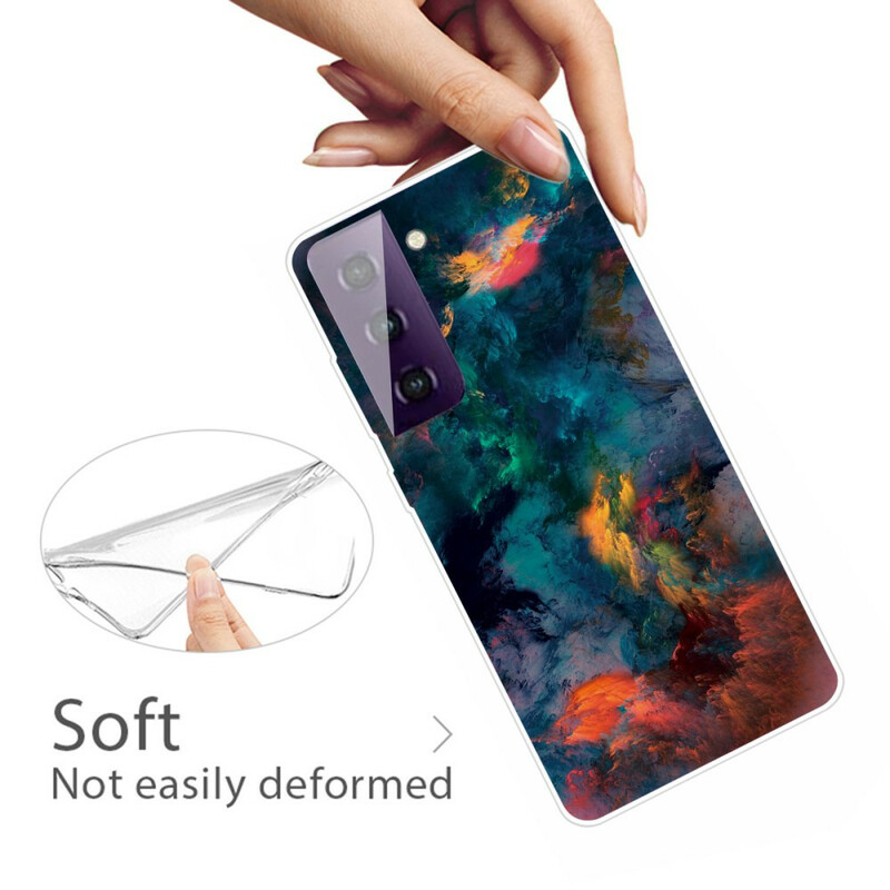 Samsung Galaxy S21 Plus 5G Hoesje Gekleurde Wolken