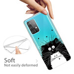 Samsung Galaxy A72 5G Case Kijk naar de katten