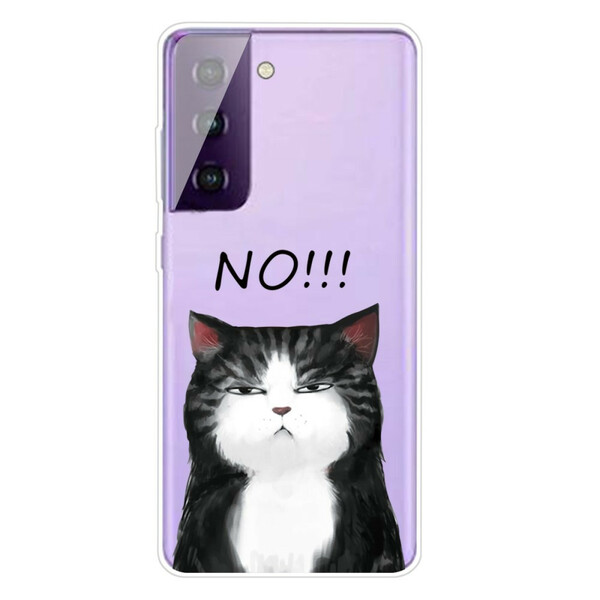 Samsung Galaxy S21 5G hoesje De kat die nee zegt