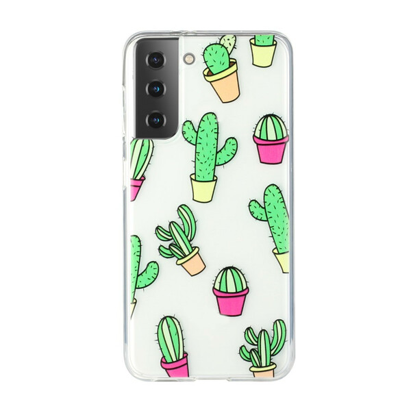Samsung Galaxy S21 Plus 5G Mini Cactus Hoesje