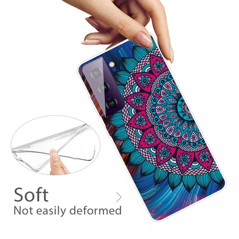 Samsung Galaxy S21 5G Hoesje Mandala Gekleurd