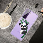 Samsung Galaxy S21 5G Panda Hoesje Op Bamboe