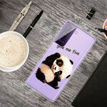 Samsung Galaxy S21 5G Panda Hoesje Geef Me Vijf