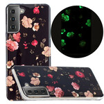 Samsung Galaxy S21 5G hoesje Floralies Series Fluorescerende