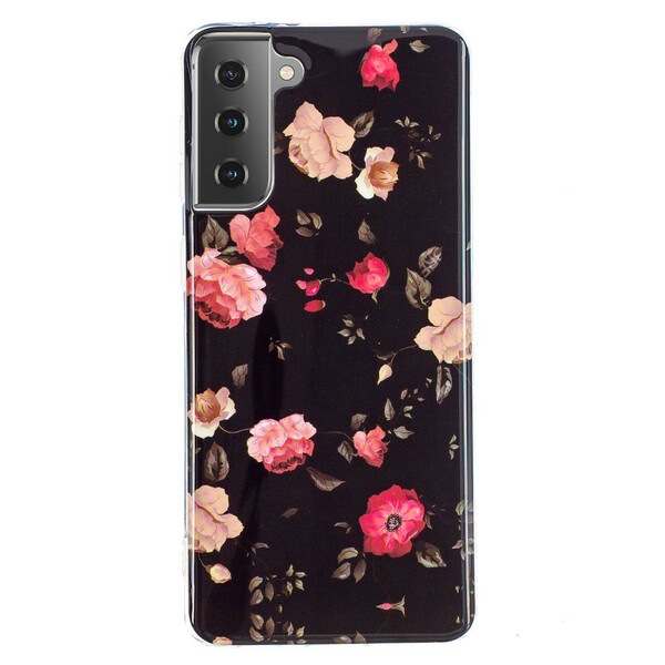 Samsung Galaxy S21 5G hoesje Floralies Series Fluorescerende