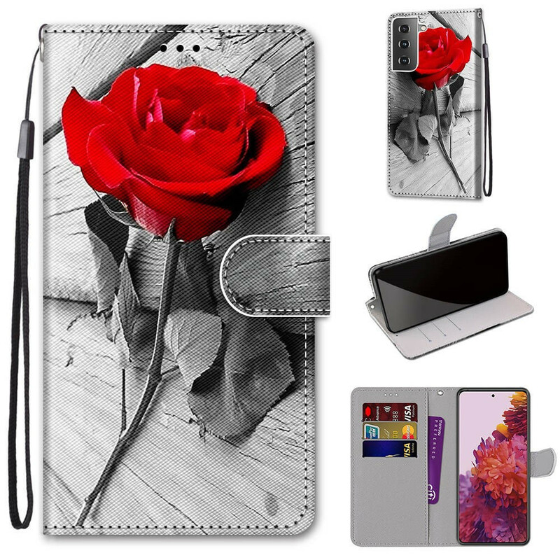 Samsung Galaxy S21 5G Bloemen Wonder Hoesje