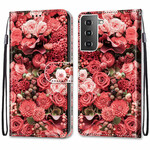 Samsung Galaxy S21 5G Romance Bloemen Hoesje