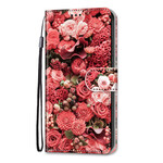 Samsung Galaxy S21 5G Romance Bloemen Hoesje