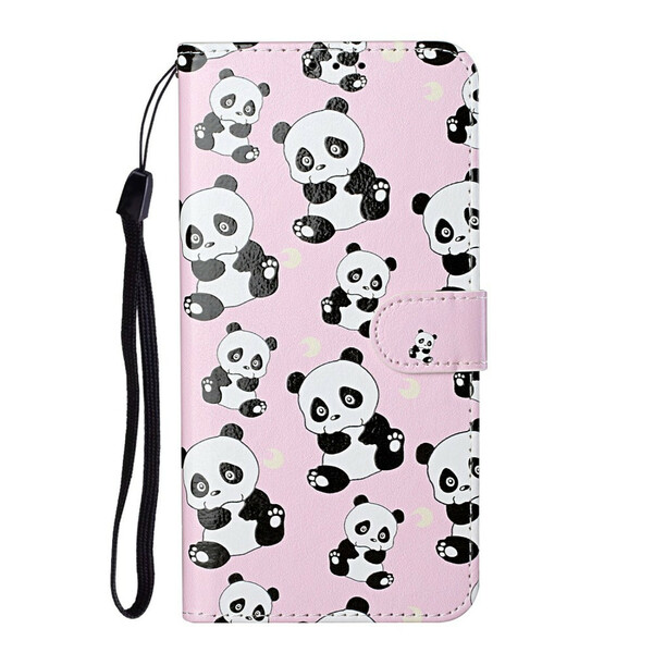 Samsung Galaxy S21 5G Hoesje Alleen Panda's